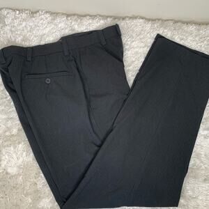 Kenneth Cole Reaction Blue Striped Trousers Sz 32 x 32